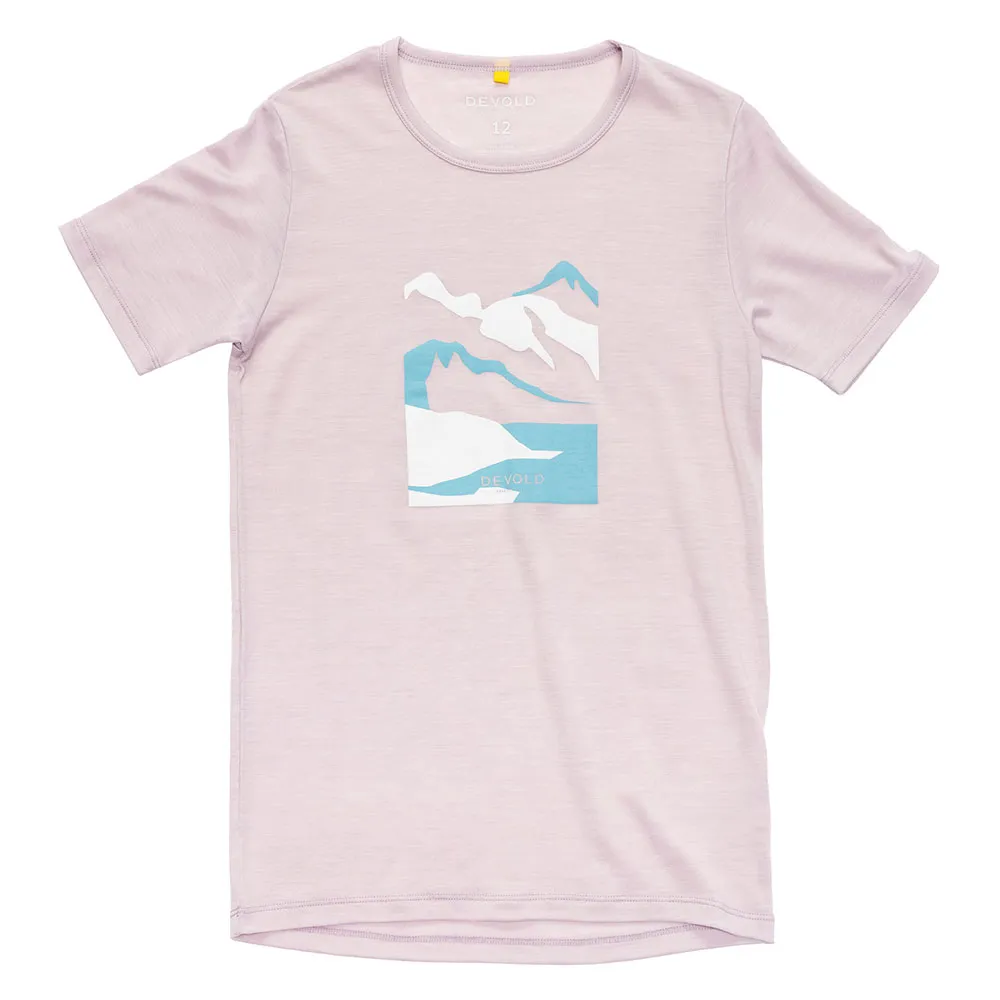 

Футболка с коротким рукавом DEVOLD OF NORWAY Molnes Merino, розовый