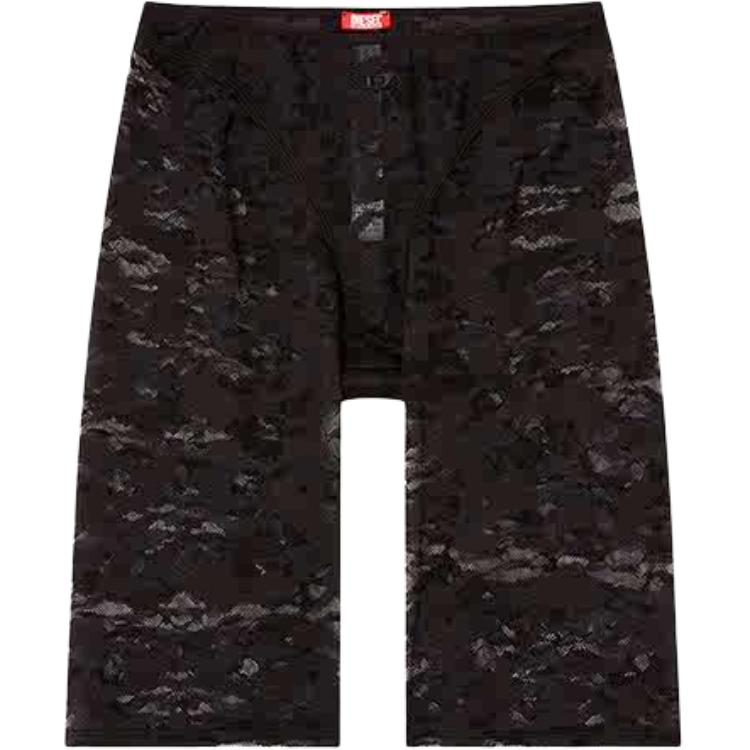 

Kendra Uflb шорты с цветочным кружевом DIESEL, черный