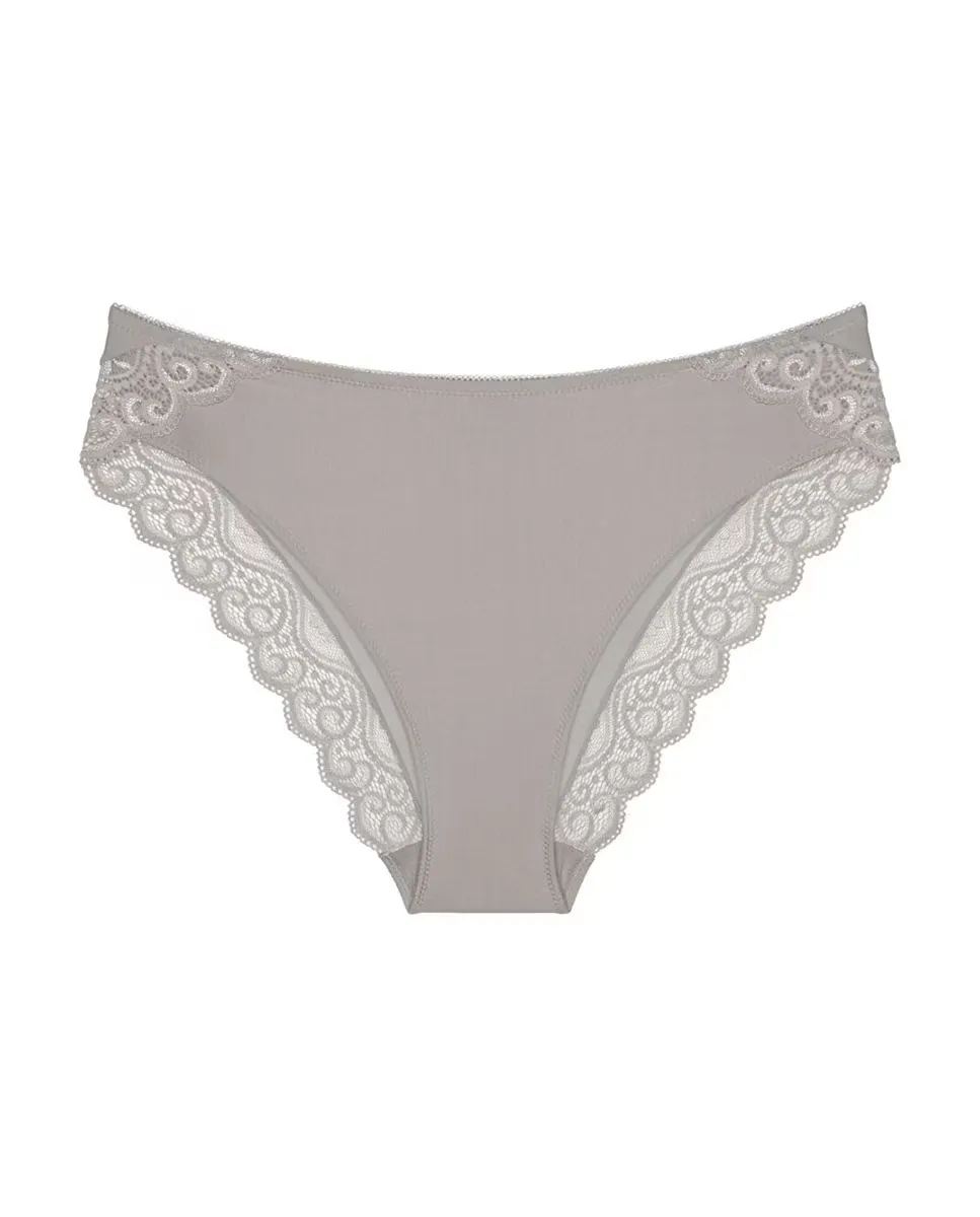 

Кружевные трусики из микрофибры Triumph, серый