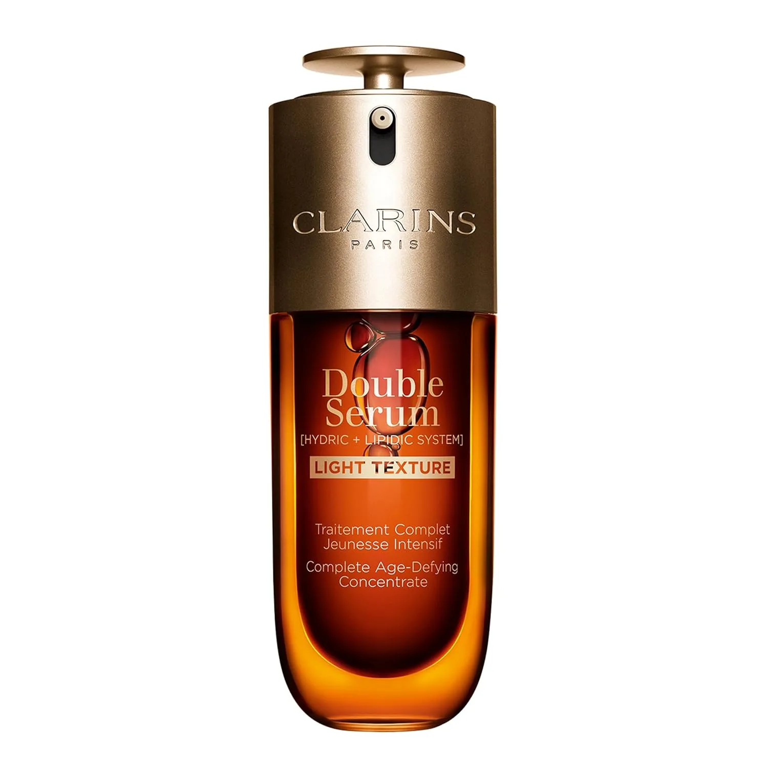 Сыворотка Clarins — DOUBLE SERUM LIGHT TEXTURE, антивозрастная , заметно подтягивает, разглаживает, усиливает