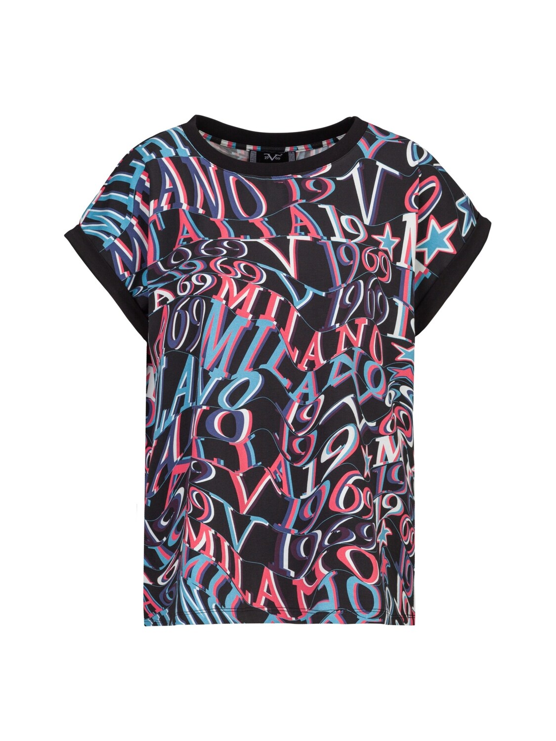 

19V69 ITALIA Футболка 'Lulu' в черном цвете