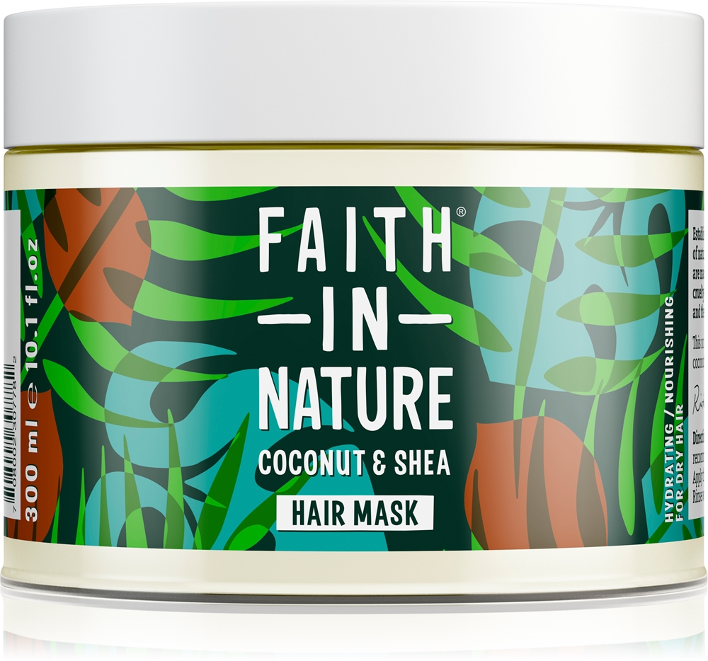 

Увлажняющая маска с кокосом и ши для сухих и поврежденных волос Faith In Nature, 300 мл