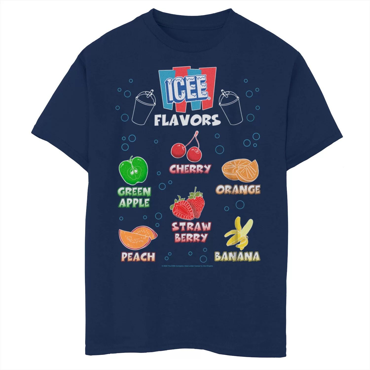 

Футболка с рисунком ICEE Flavors List для мальчиков 8–20 лет Licensed Character