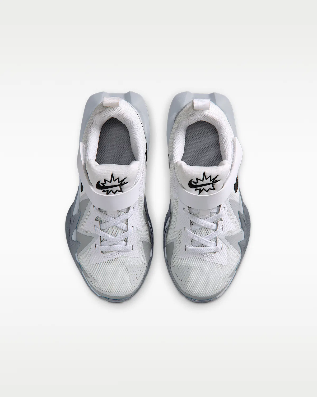 Кроссовки баскетбольные Nike S.T. Dynamite для маленьких детей, White/Summit White/Pure Platinum/Black — фото 4