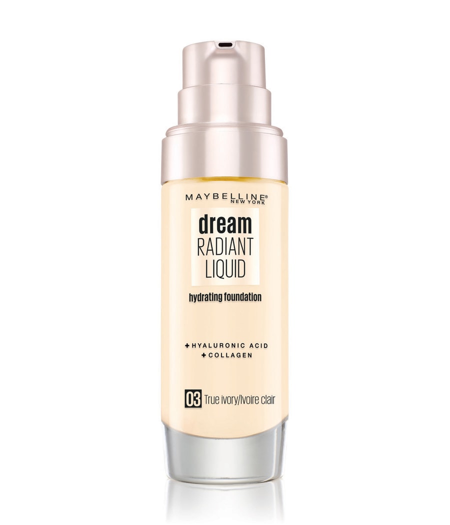 

Жидкая основа Maybelline Dream Radiant Liquid, Nr. 3 - True Ivory, 30 ml