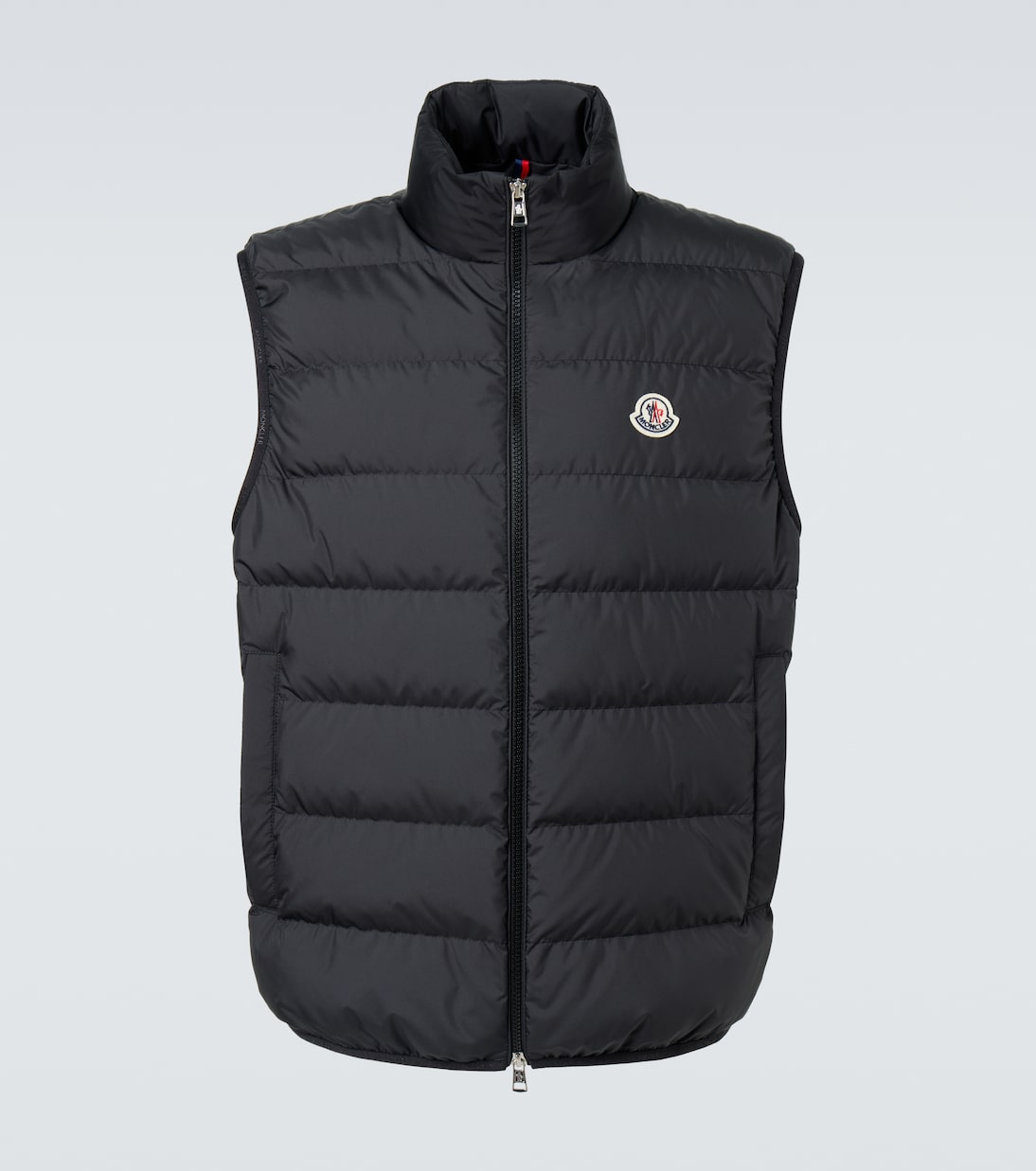 

Контрин стеганый пуховый жилет Moncler, черный