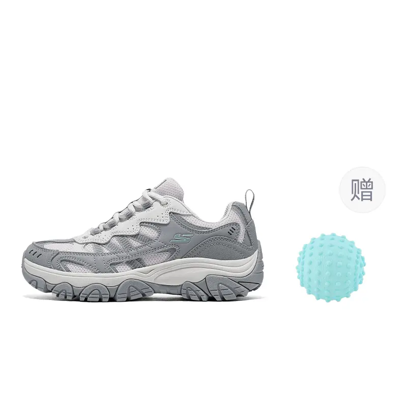 

Skechers Женские туристические ботинки Adventurer с устойчивым к истиранию поддерживающим захватом, низкие, светло-серые, со специальным предложением, цвет Light Gray+Giveaway