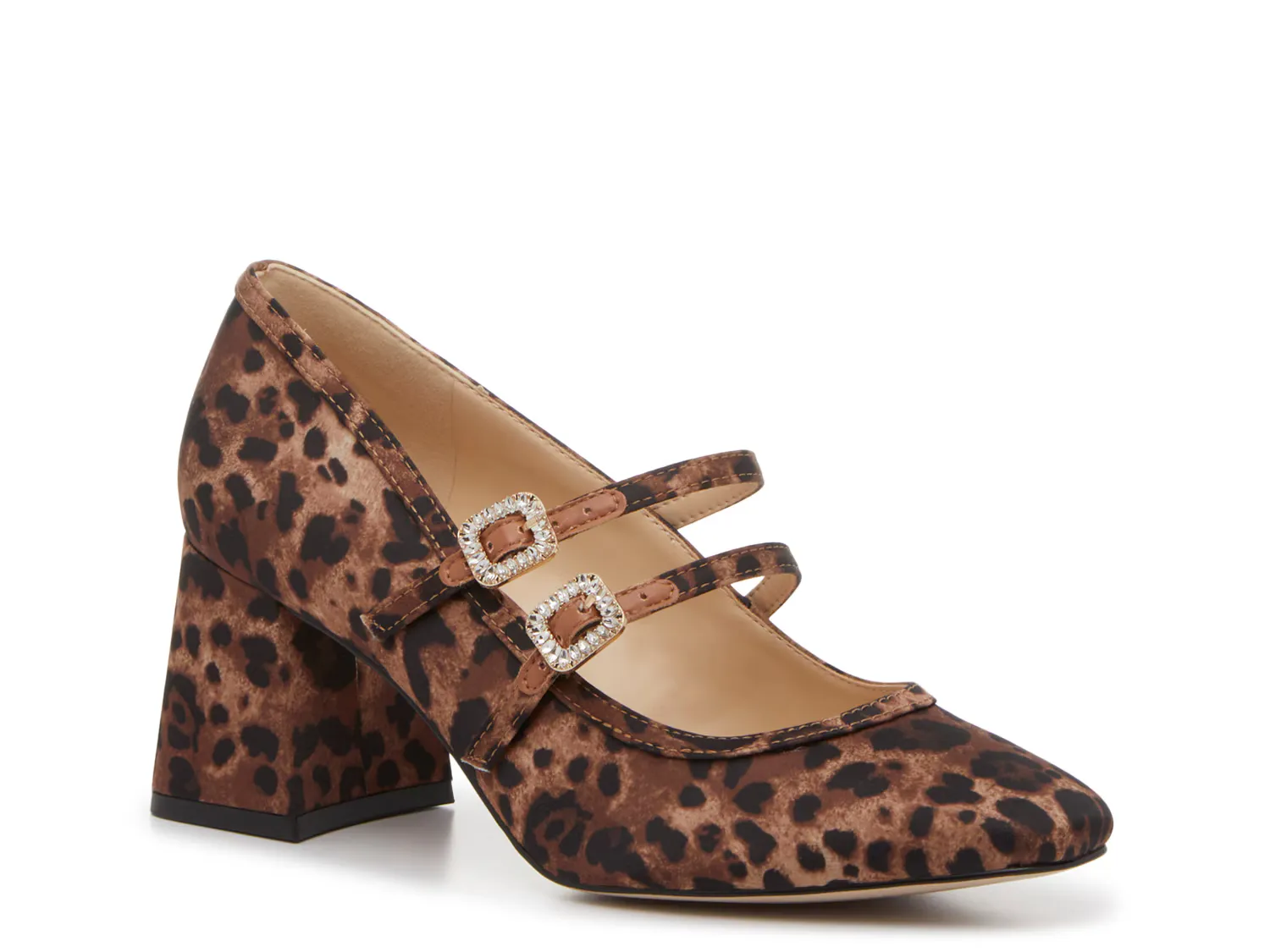 

Туфли Frankey Mary Jane Pump Jessica Simpson, цвет naturalbrown_blackleopardprintfabric