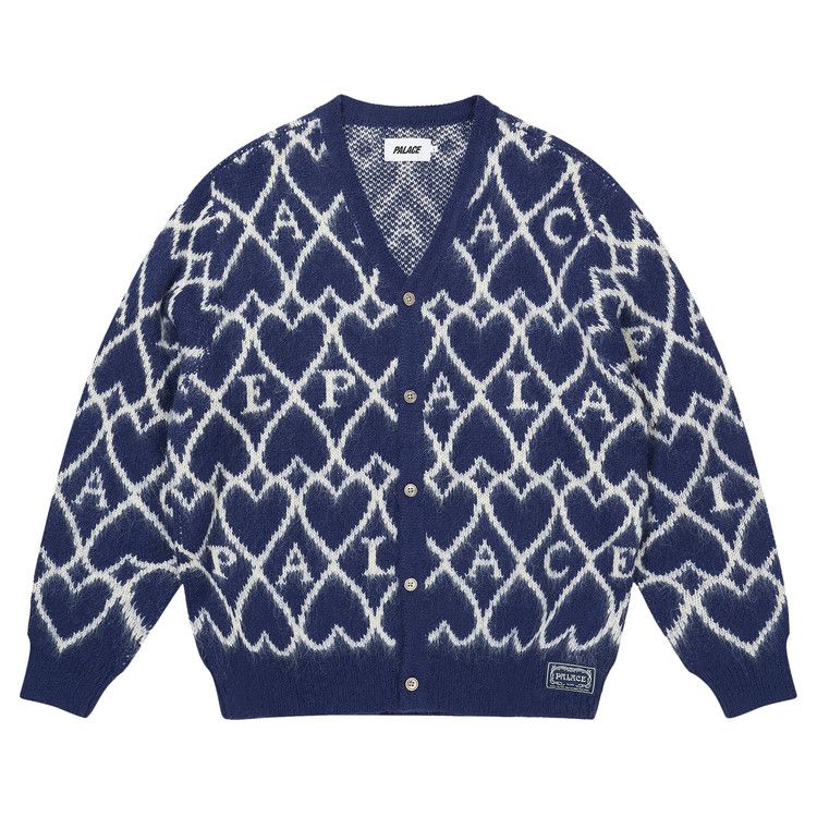 

Топ Palace Hairy Heart Knit, Blue