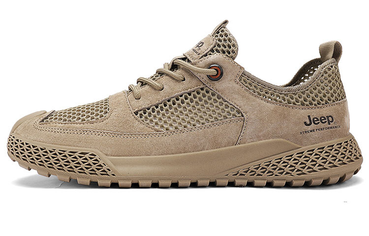 

Кроссовки Jeep Casual Shoes Men Low-Top Khaki, Хаки, Кроссовки Jeep Casual Shoes Men Low-Top Khaki