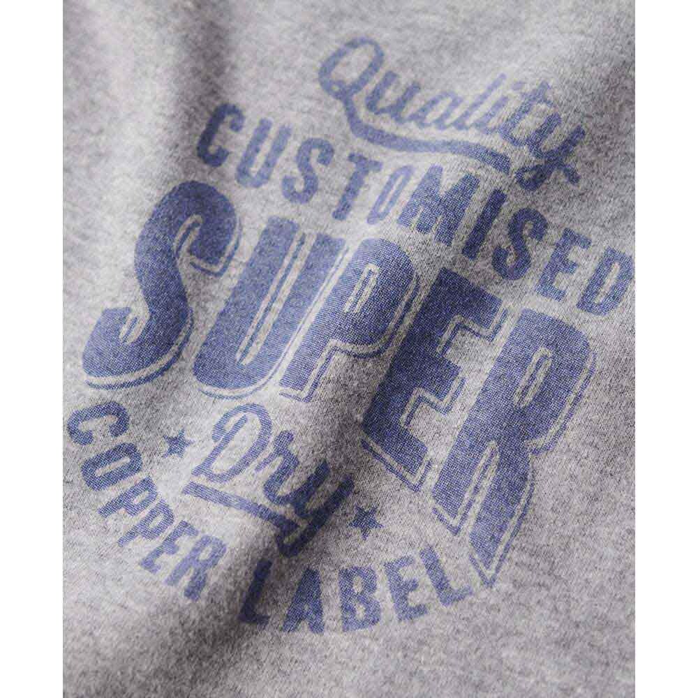 Футболка с коротким рукавом Superdry Copper Label Chest Graphic, серый — фото 4