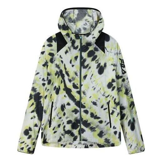 

Куртка lifestyle jacket 'white green black' Fila, белый