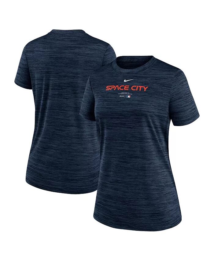 

Женская футболка Navy Houston Astros City Connect Practice Velocity Nike
