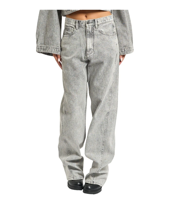 

Джинсы из выбеленного денима Armani Exchange, серый