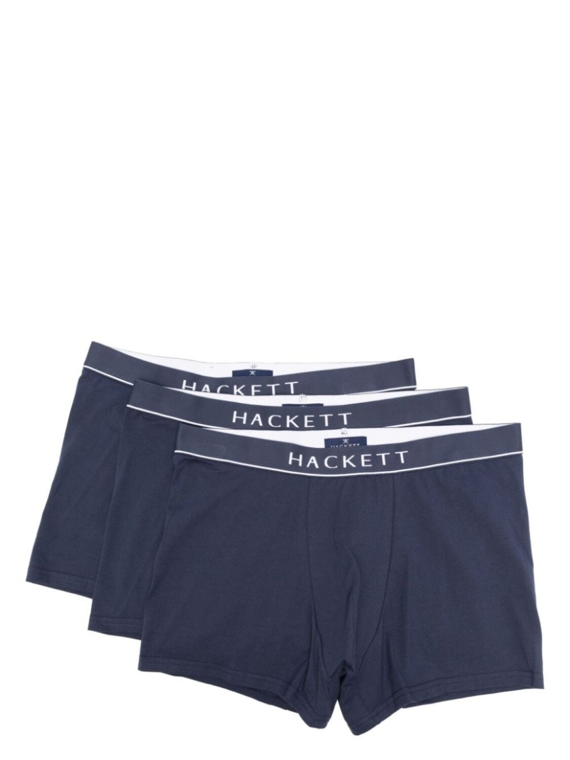 

Hackett комплект из трех трусов-брифов с логотипом, синий