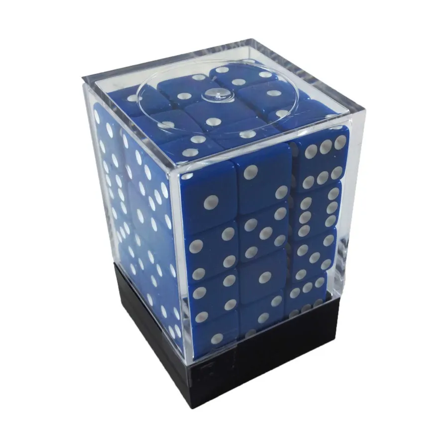 

Кирпич, The - d6 Синий с белым (36), Dice - Opaque (Koplow)