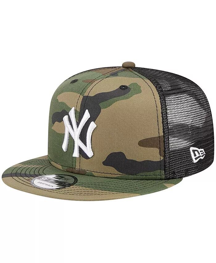

Мужская камуфляжная кепка Snapback New York Yankees Woodland Camo Trucker 9FIFTY New Era