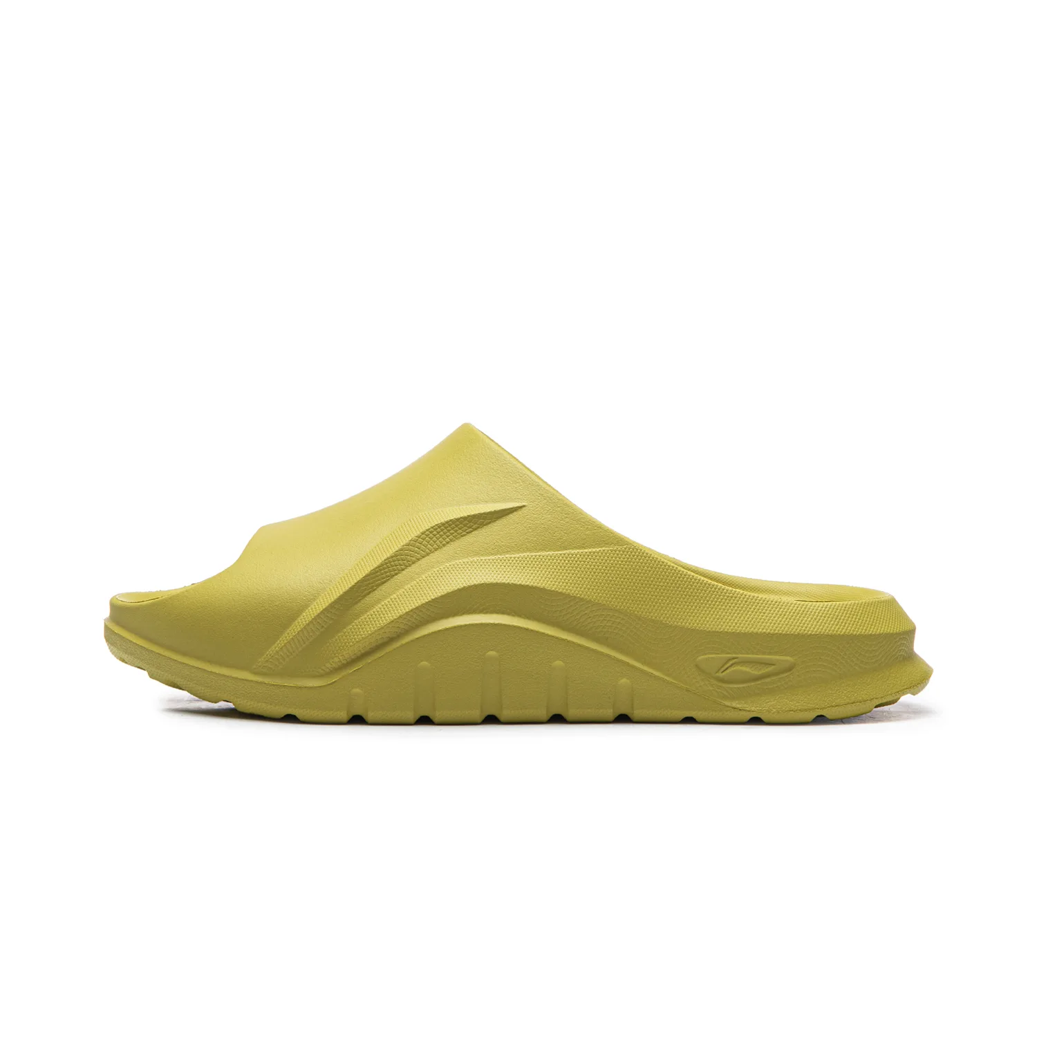 Li-Ning Slide Slippers Unisex Green Beans Yellow