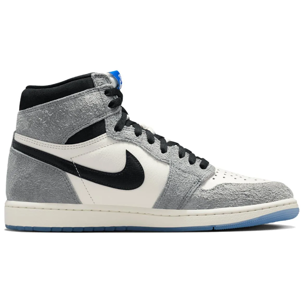Jordan Air 1 High top Vintage Кроссовки для баскетбола мужские серый белый — фото 2