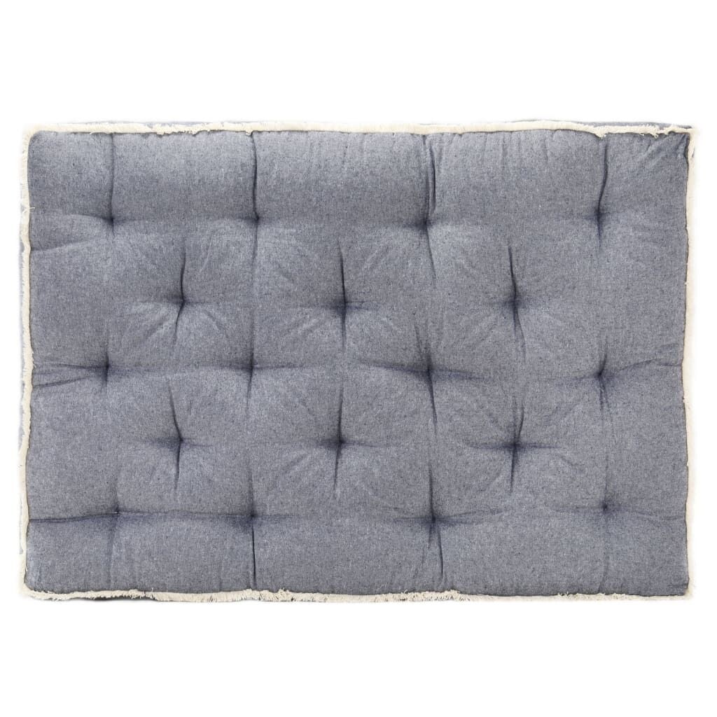 

Диванная подушка The Living Store Pallet Синяя, 120x80x10 см, синий