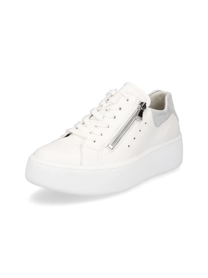 Кроссовки на шнуровке WALDLÄUFER Plateau-Sneaker Nicky, белый