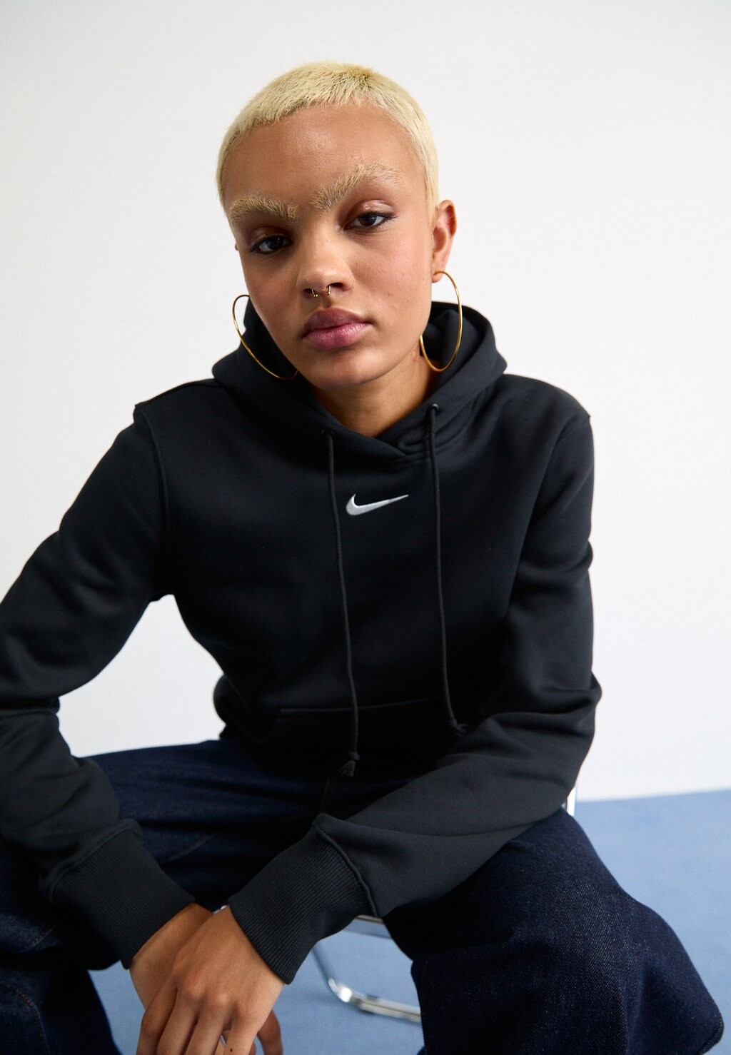Толстовка HOODIE Nike, черный — фото 4