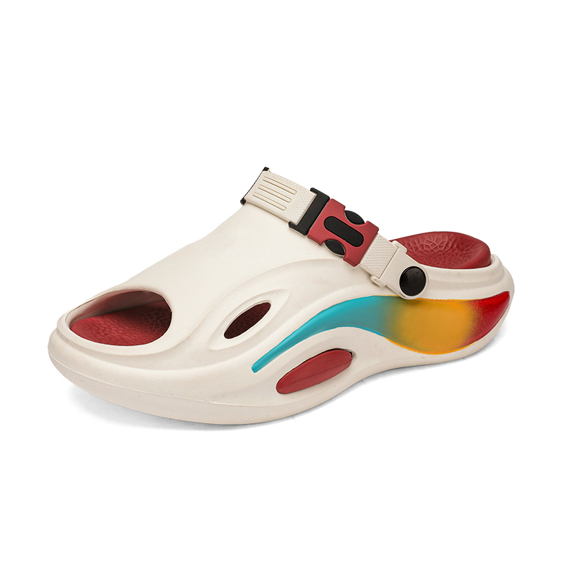 

Тапочки-слайды мужские TONYBEAR, Beige Red