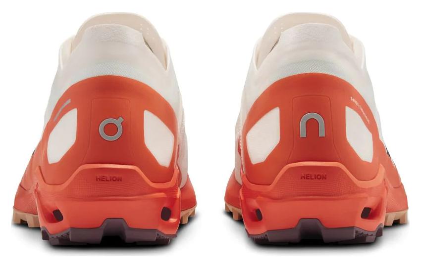 On Женские кроссовки Cloudventure Peak 3 'Undyed Flame' — бело-оранжевые, цвет White Orange — фото 4