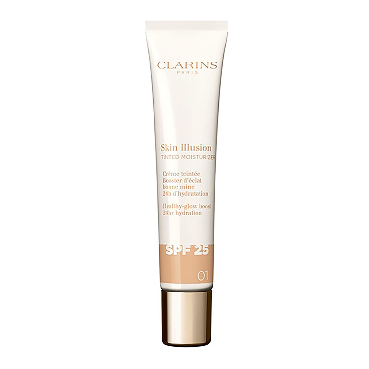 

Тональная основа Skin Illusion Tinted Moisturizer SPF 25 Clarins, 01 (40 ml)