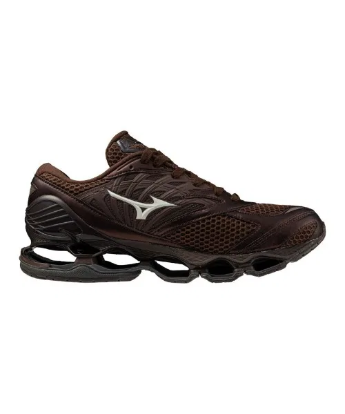 Мужские кроссовки MIZUNO WAVE PROPHECY LS для бега тёмно-синие — фото 4