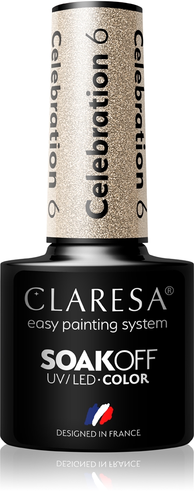 

Гель-Лак для ногтей Soakoff UV/LED с цветным эффектом Claresa, atspalvis 6 5 гр