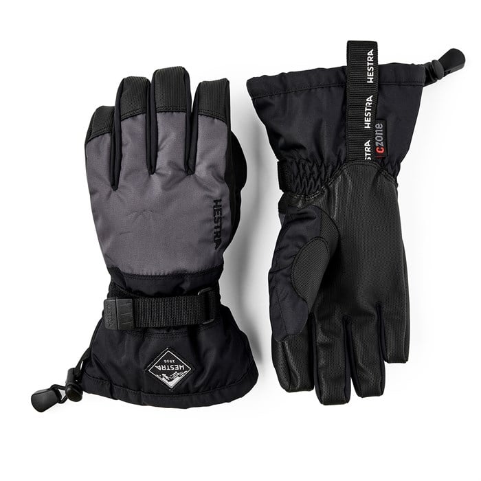 

Перчатки Gauntlet czone jr. - детские Hestra, Grey/Black, Черный, Перчатки Gauntlet czone jr. - детские Hestra, Grey/Black