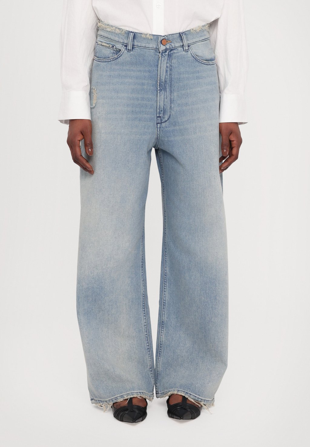 

Джинсы свободного кроя SKATER 3x1, светло-голубой