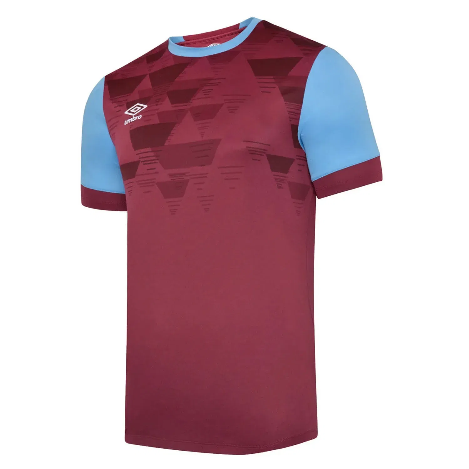 Детская футболка Umbro с принтом, бордовый