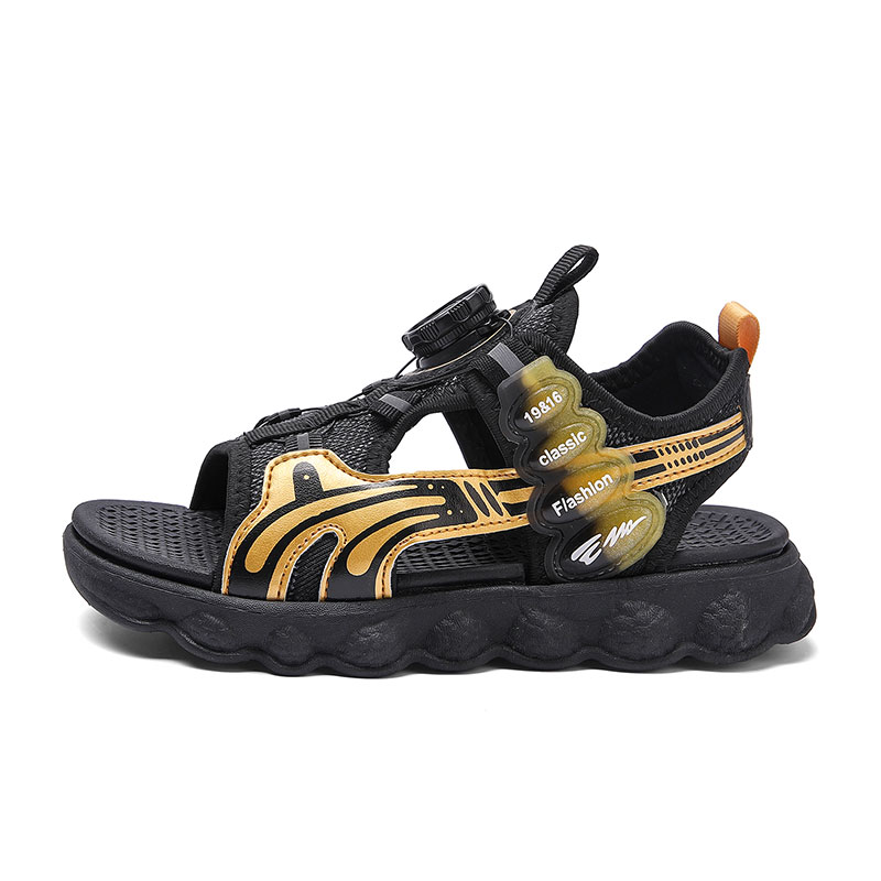 

Скользостойкие, противоударные, дышащие, легкие детские сандалии Kids' TONYBEAR, черный