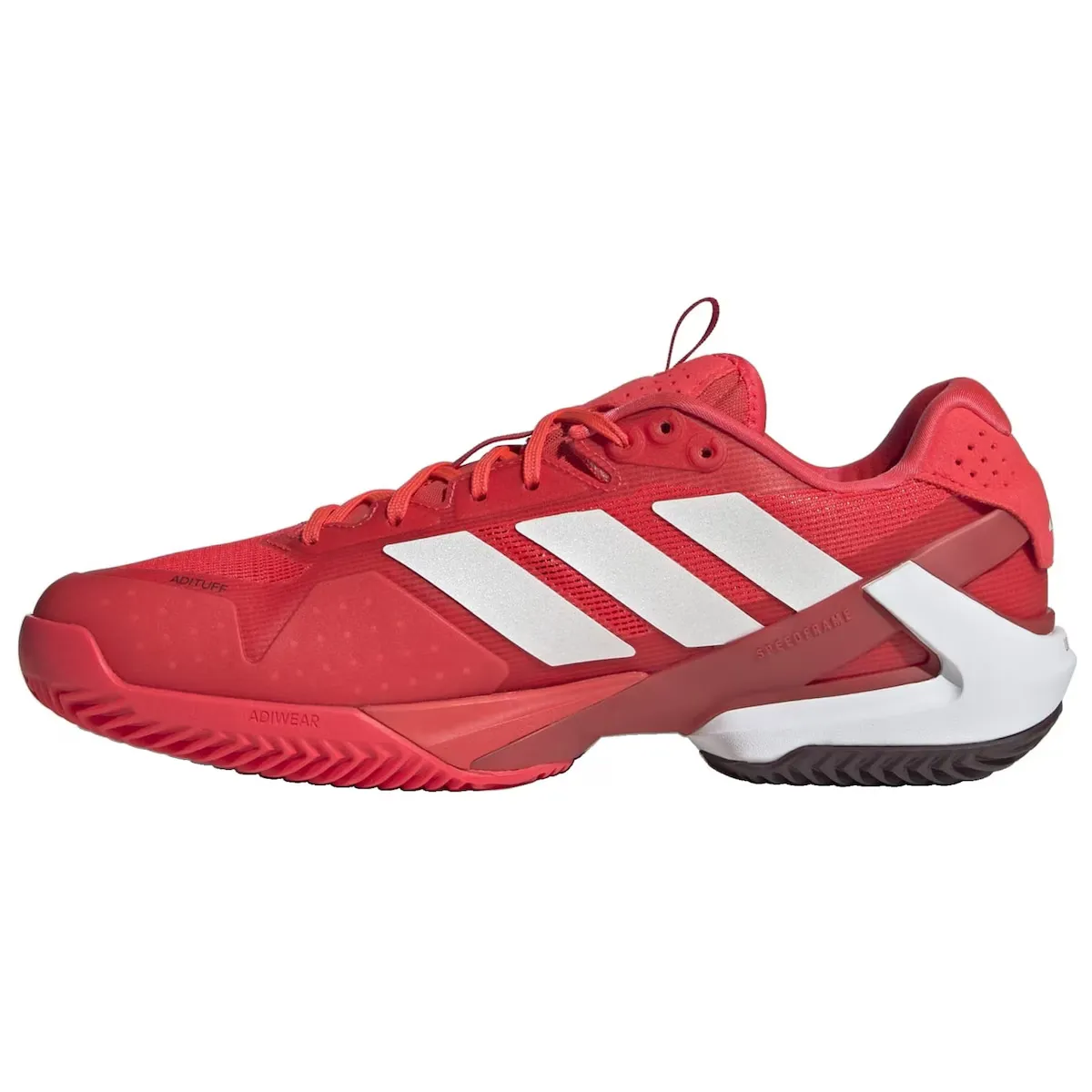 Мужская теннисная обувь ADIZERO UBERSONIC 5 CL Adidas, красный — фото 3