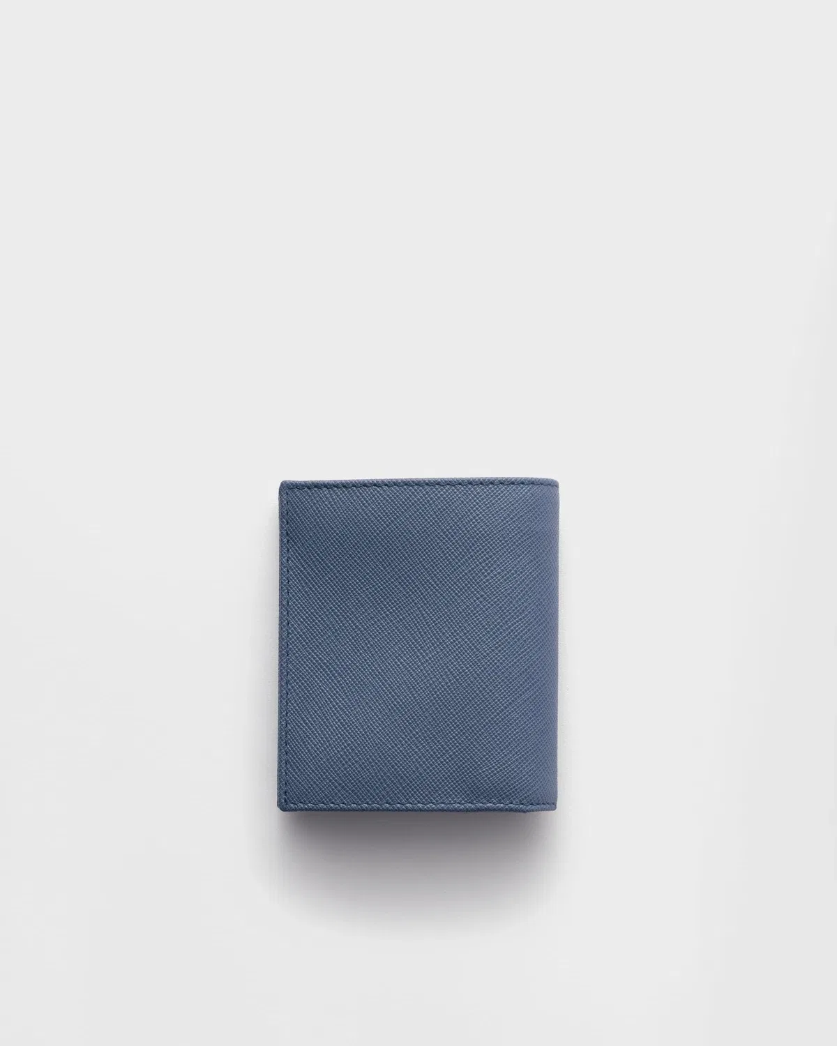 Кошелек из кожи Saffiano Prada, синий — фото 3