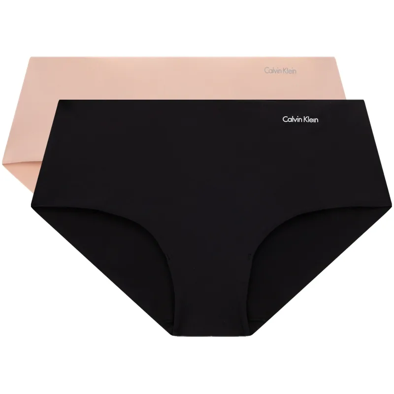 Женские трусики 2 шт Calvin Klein, 6XY-Space Black/Flesh