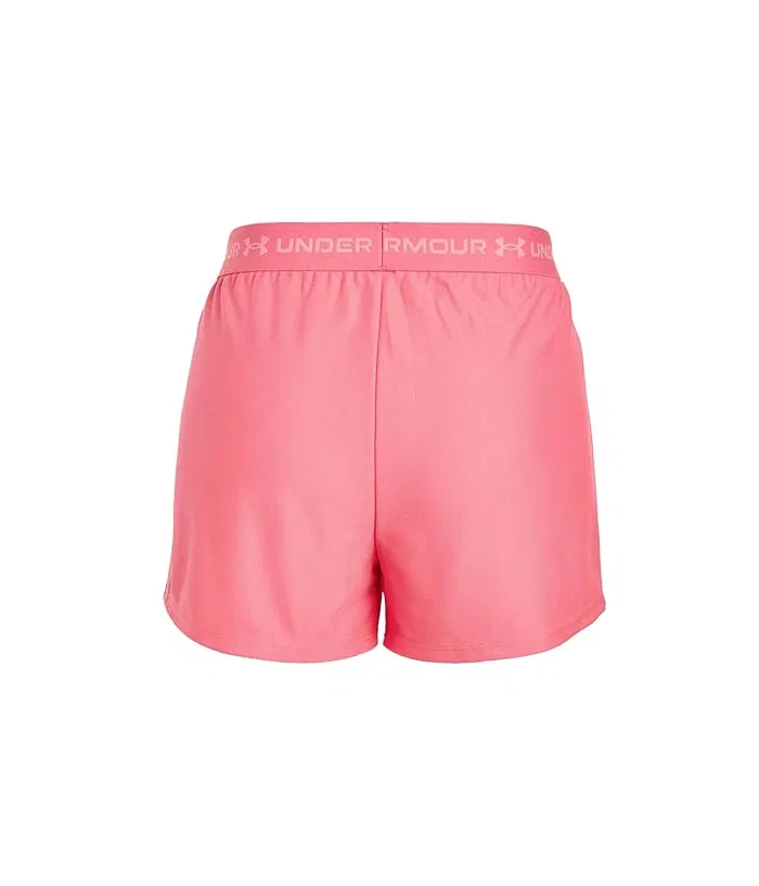 Шорты Tech Play Up Logo Under Armour Kids, Bittersweet Pink/White — фото 2