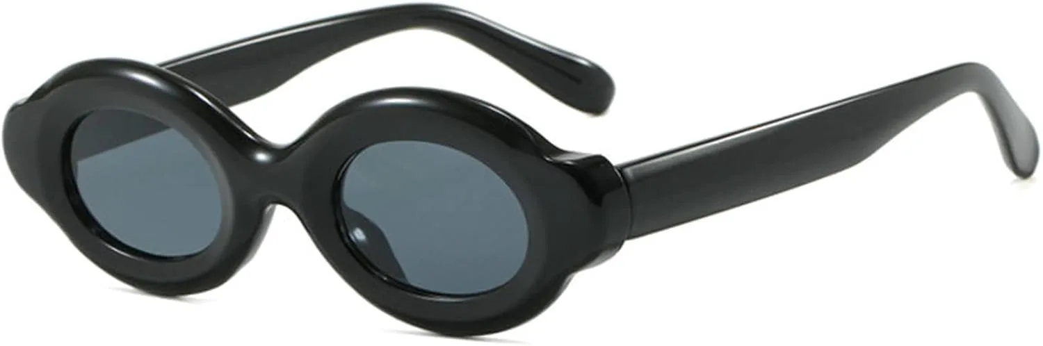 

Солнцезащитные очки Willochra Retro Small Oval для женщин, защита от УФ-излучения UV400, модные панк-очки для мужчин, трендовые очки цвета шампанского, C1