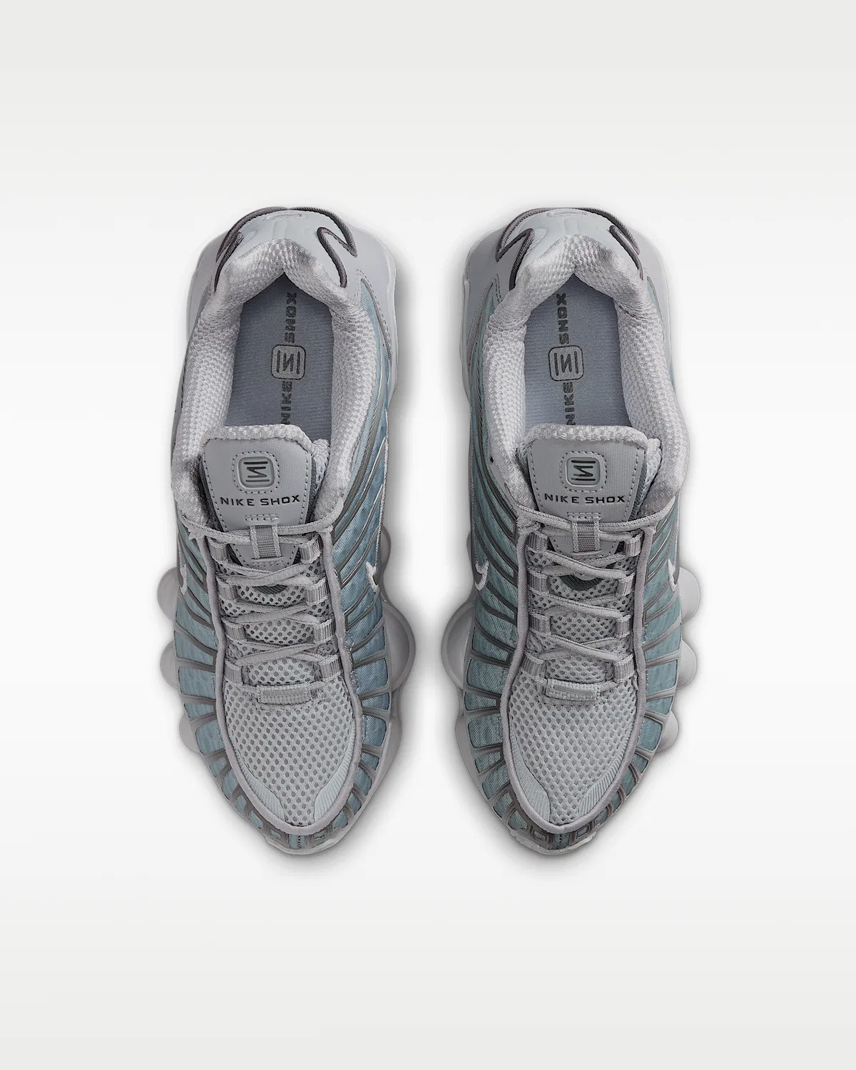 Детские кроссовки Nike Shox TL, Wolf Grey/Iron Grey — фото 4