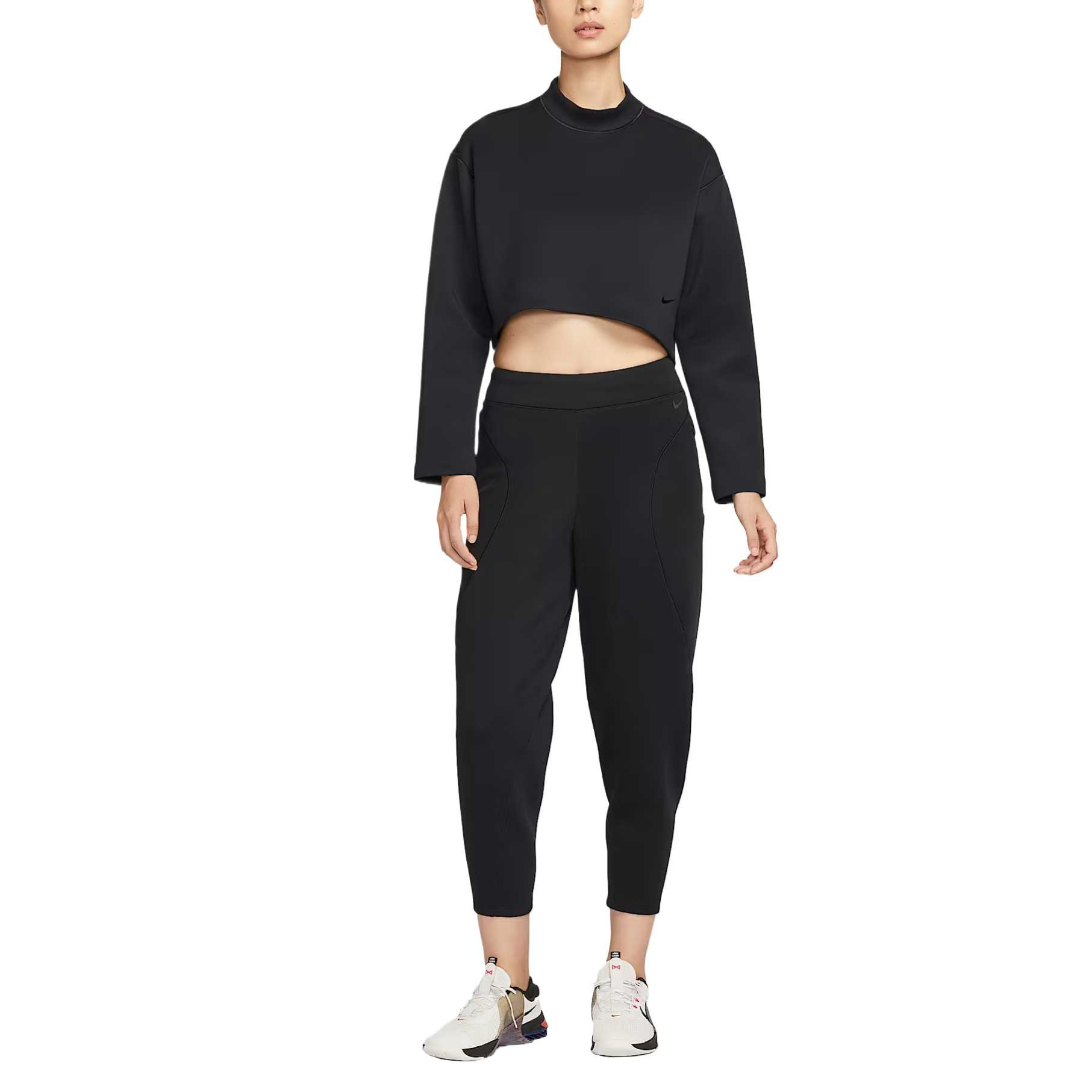 Женские повседневные брюки universa casual Nike, черный/серый — фото 4