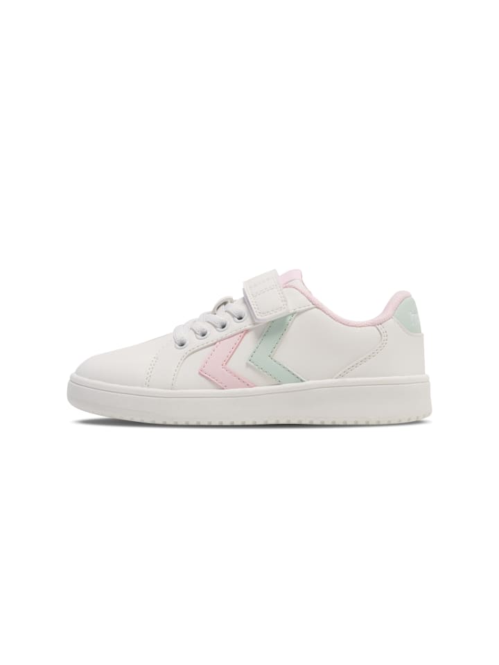 

Кроссовки на шнуровке Hummel, цвет white/pink