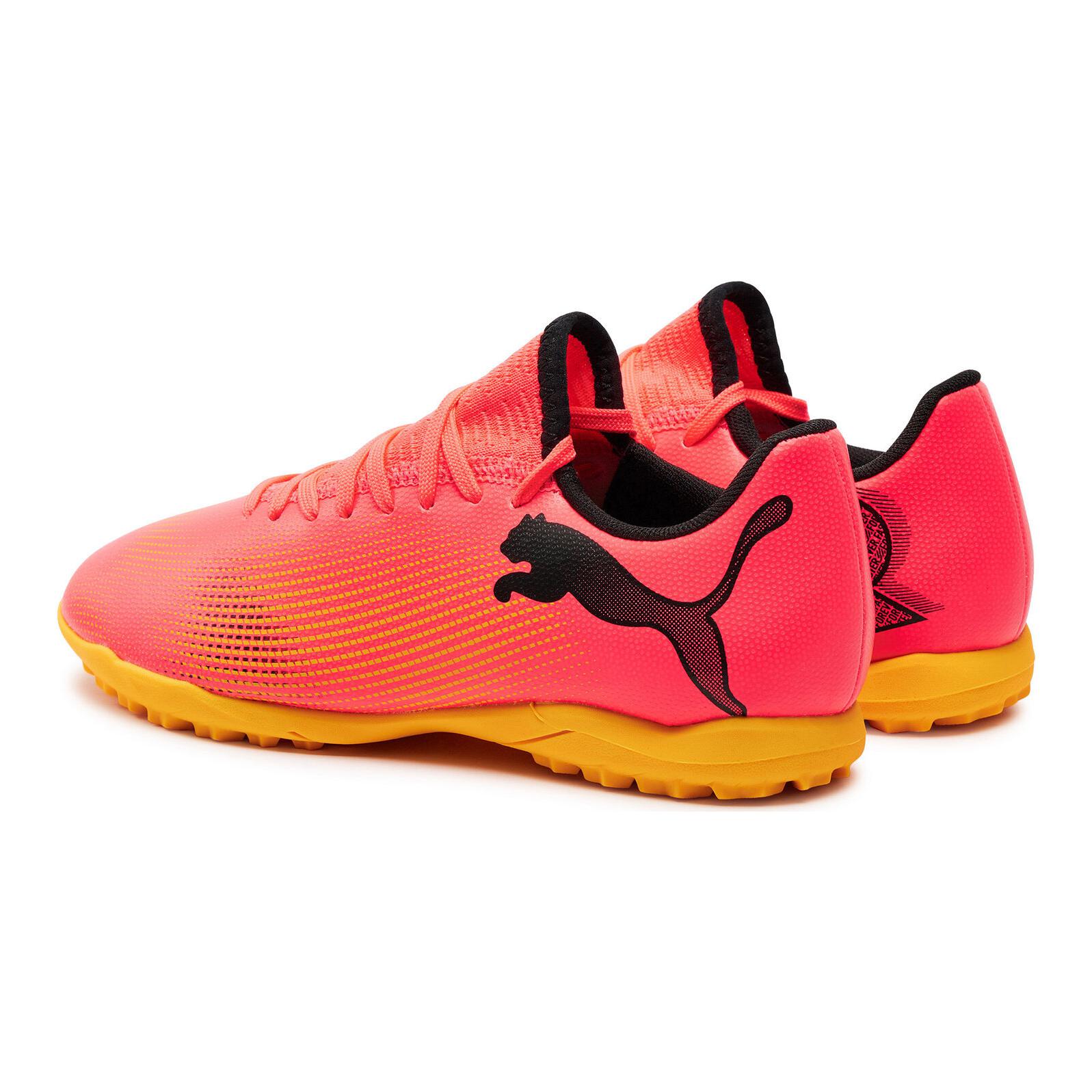 Puma Future Play 7 TF Детская Футболка 'Forever Faster Pack' Красный Черный Желтый — фото 4