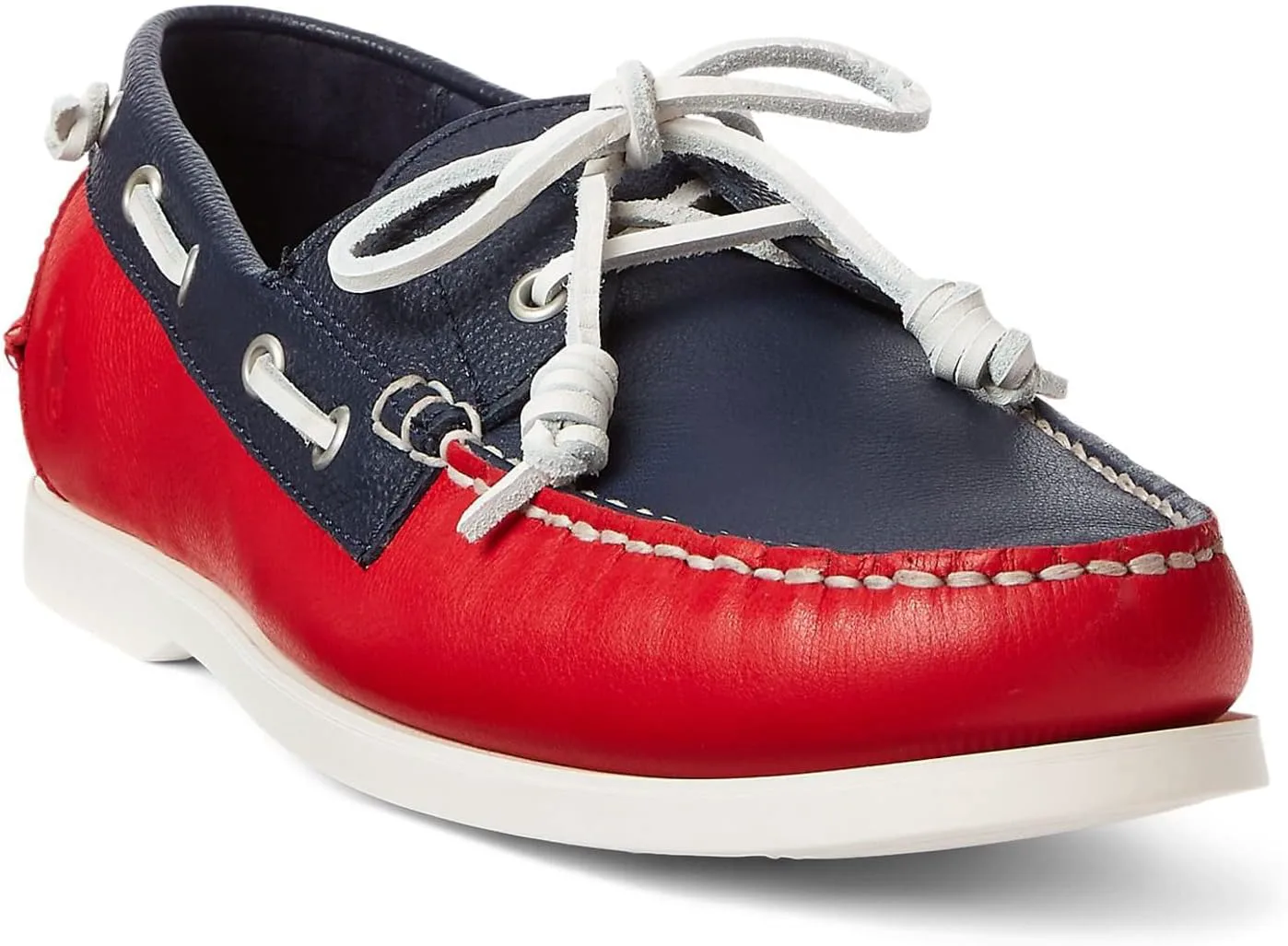 Лоферы Polo Ralph Lauren Mens Merton, темно-синий/красный — фото 2