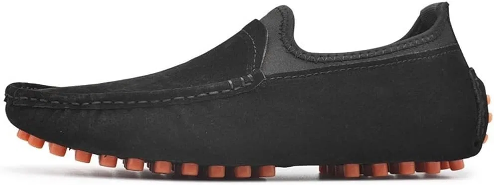 Мокасины кожаные Loafers Moccasins Shoes Black PUGHGAETZF — фото 3