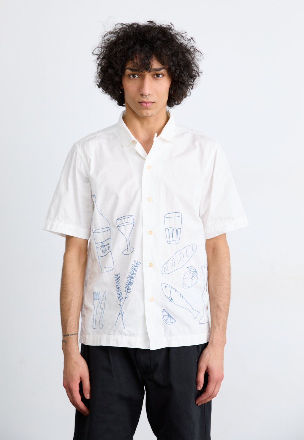 

Рубашка LIGHT PICNIC SHORT SLEEVE SHIRT Service Works, кремовый