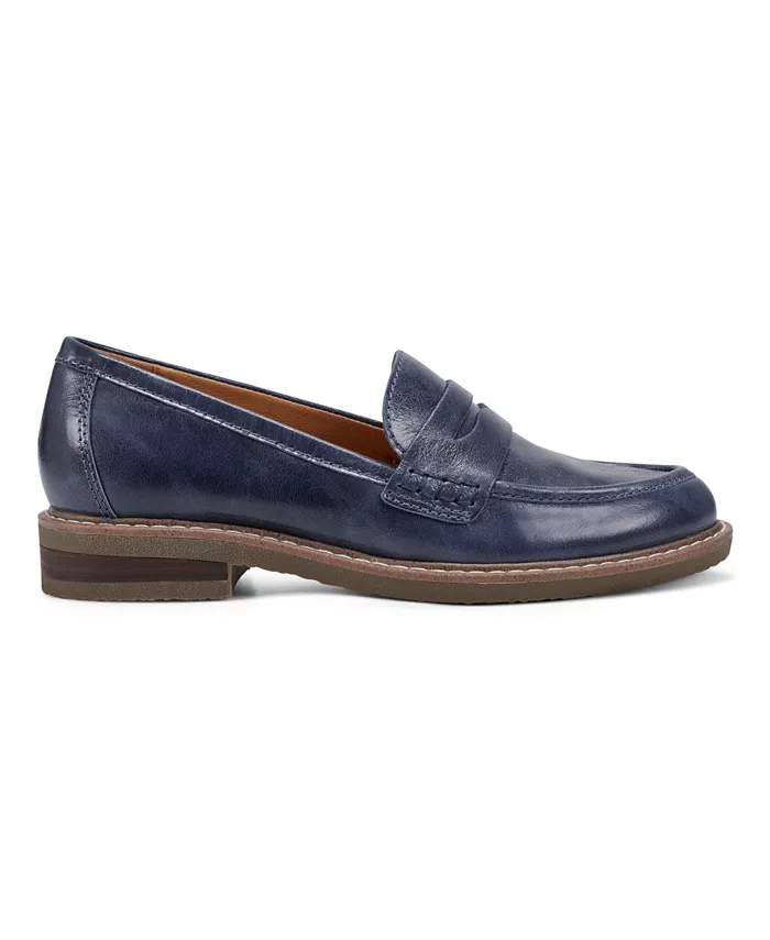 Женские лоферы Javas Slip-On Penny Earth, синий — фото 2