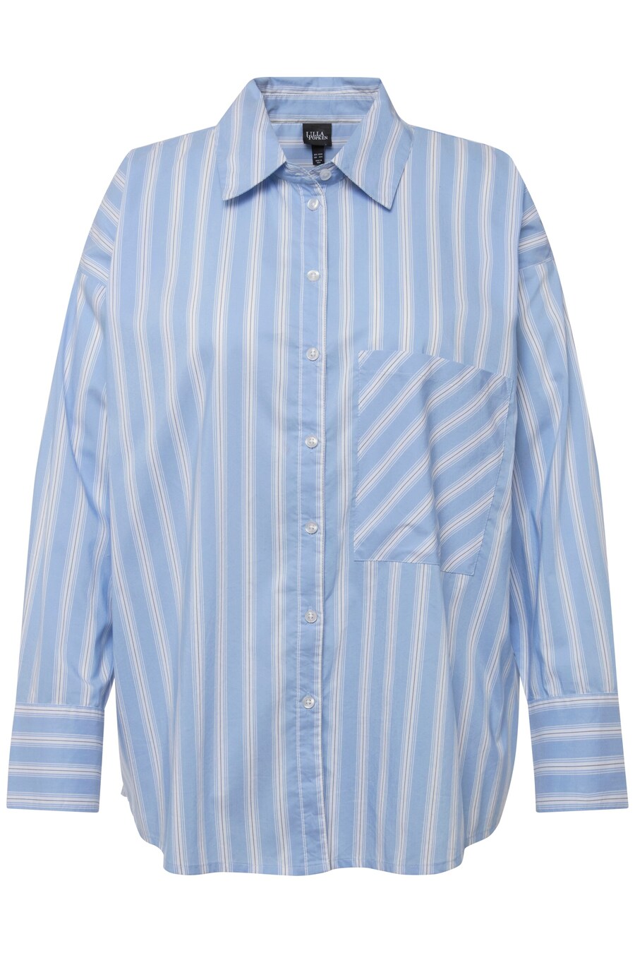 

Рубашка Ulla Popken Blouse, небесно-синий