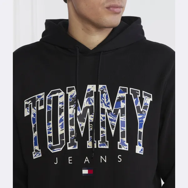 Толстовка New Vrsty стандартного кроя с камуфляжным принтом Tommy Hilfiger, черный — фото 3